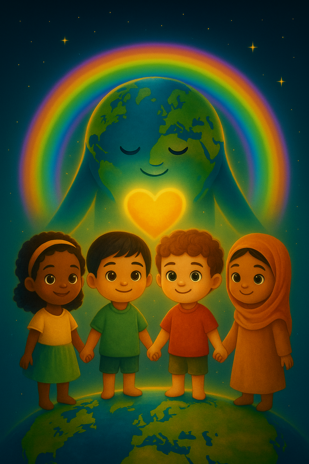 Crumbelina and Earth in an Embrace